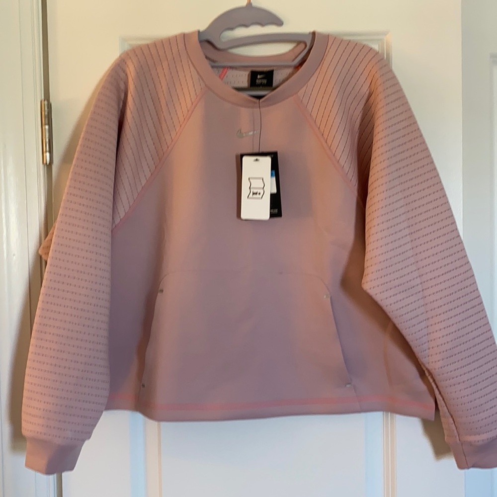 Nike Pro Dri Fit Loose Fit Rose Sweatshirt